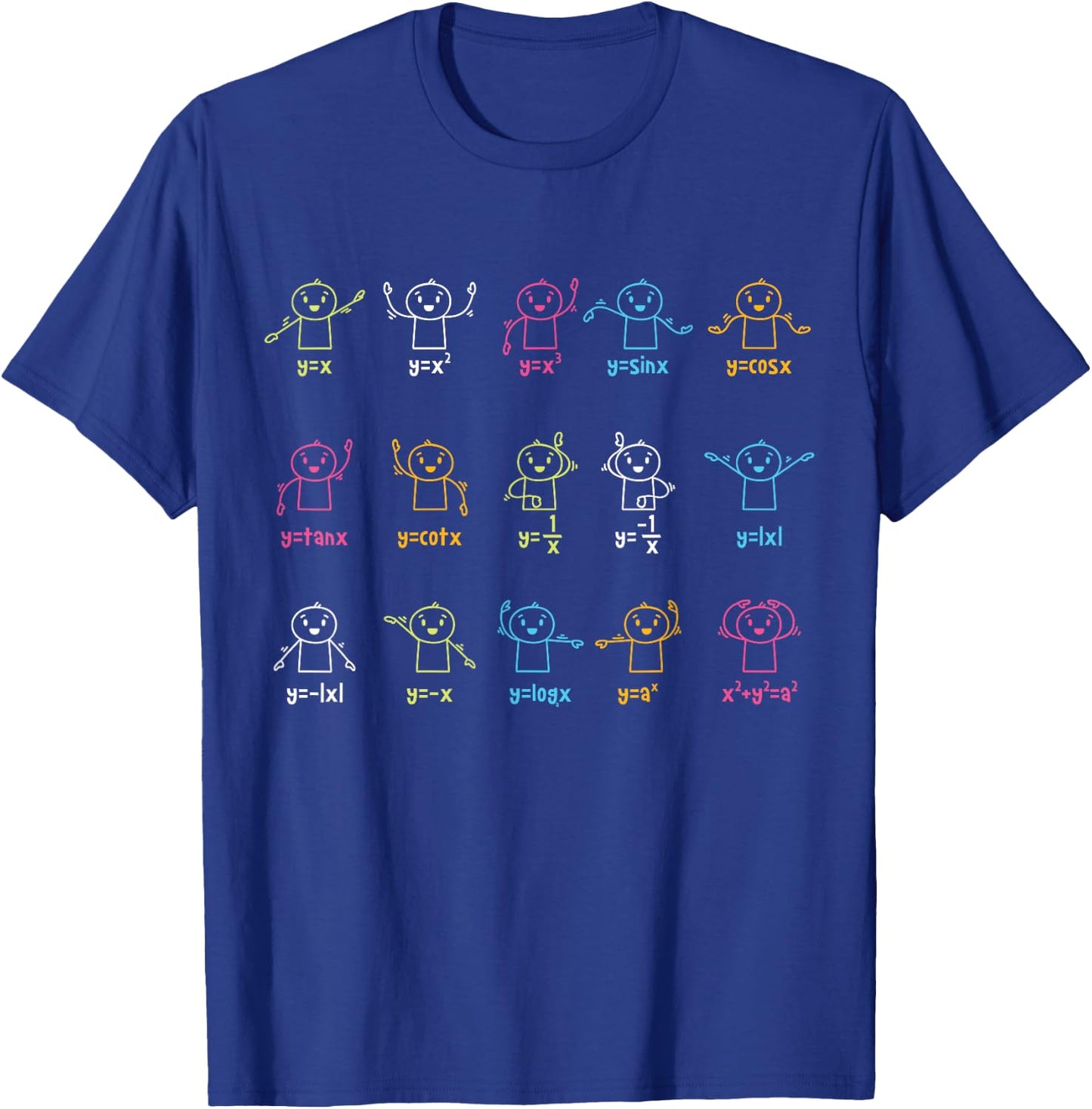 Algebra Dance Funny Graph Figures Math Equation Teacher Small T-Shirt - T-Shirt | Royal