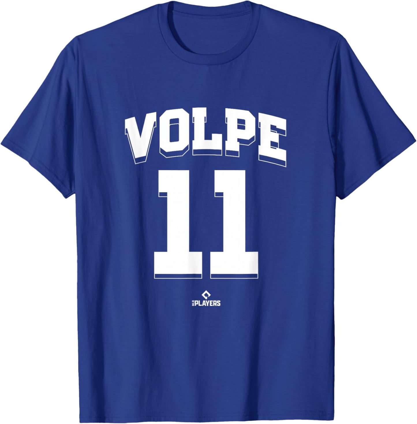 Anthony Volpe 11 New York MLBPA T-Shirt - T-Shirt | Royal