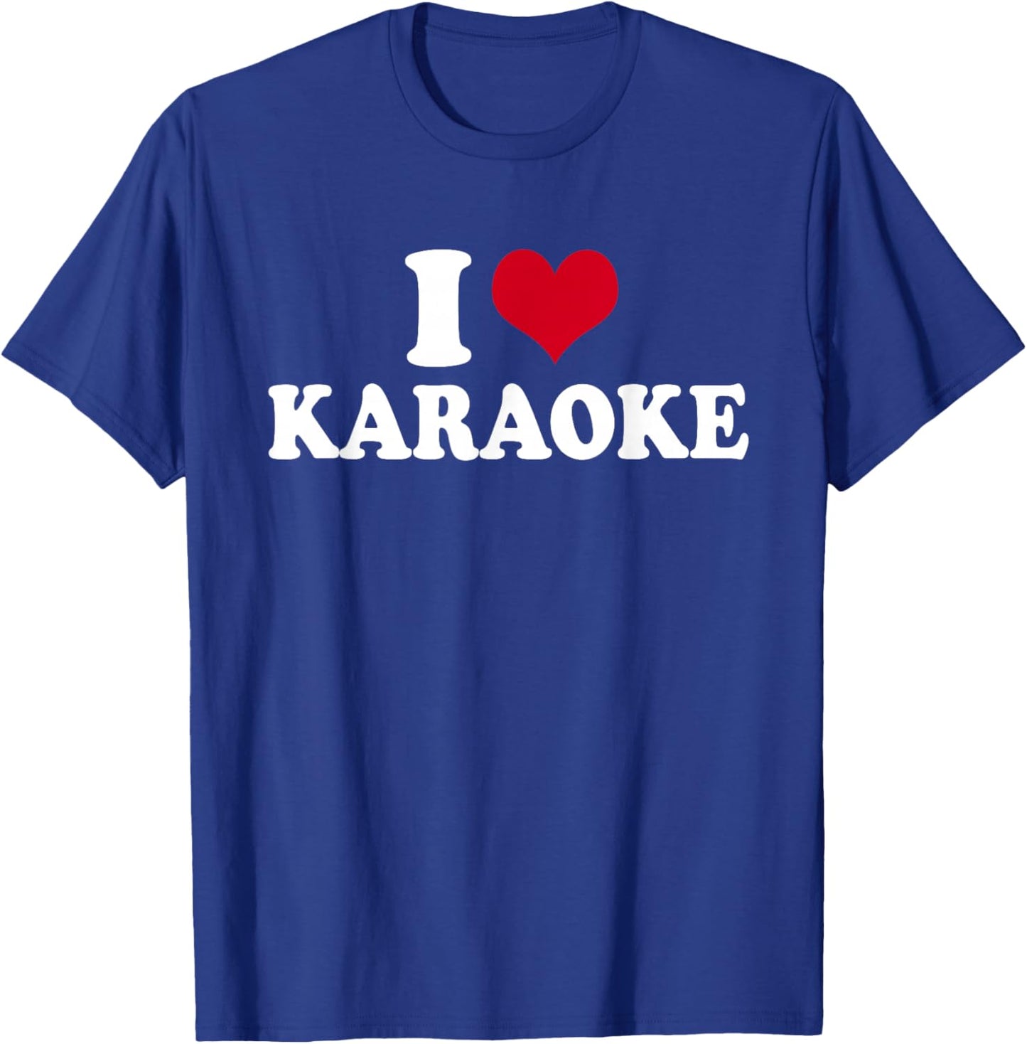 I Love Karaoke T-Shirt - T-Shirt | Royal