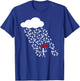 It's Raining Cats and Dogs | Cute Funny Canine Feline Lover Women Girls Kids T-Shirt - T-Shirt | Royal