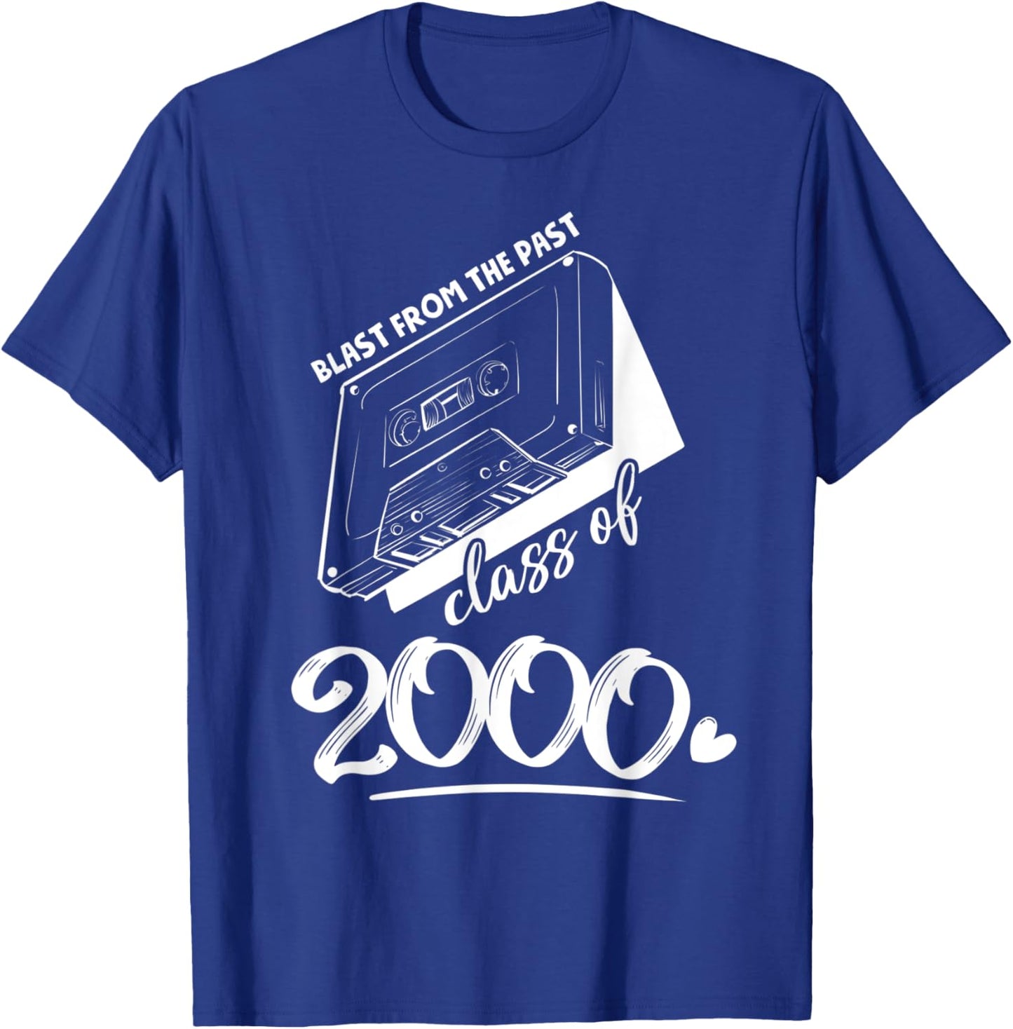 Reunion Class of 2000 School Graduation Blast From The Past T-Shirt - T-Shirt | Royal
