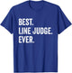 Best Line Judge Ever Funny Volleyball T-Shirt - T-Shirt | Royal