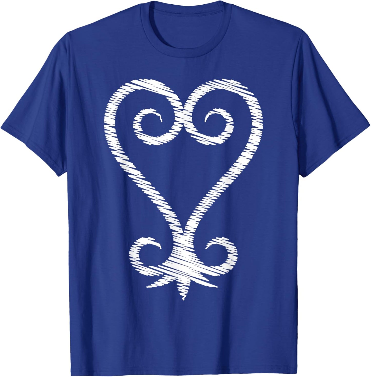 Heart Sankofa Black History African Symbol Adinkra Sankofa T-Shirt - T-Shirt | Royal