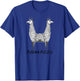 Funny Alpaca Llama Style , Pushmi-Pullyu Yoga T-Shirt - T-Shirt | Royal