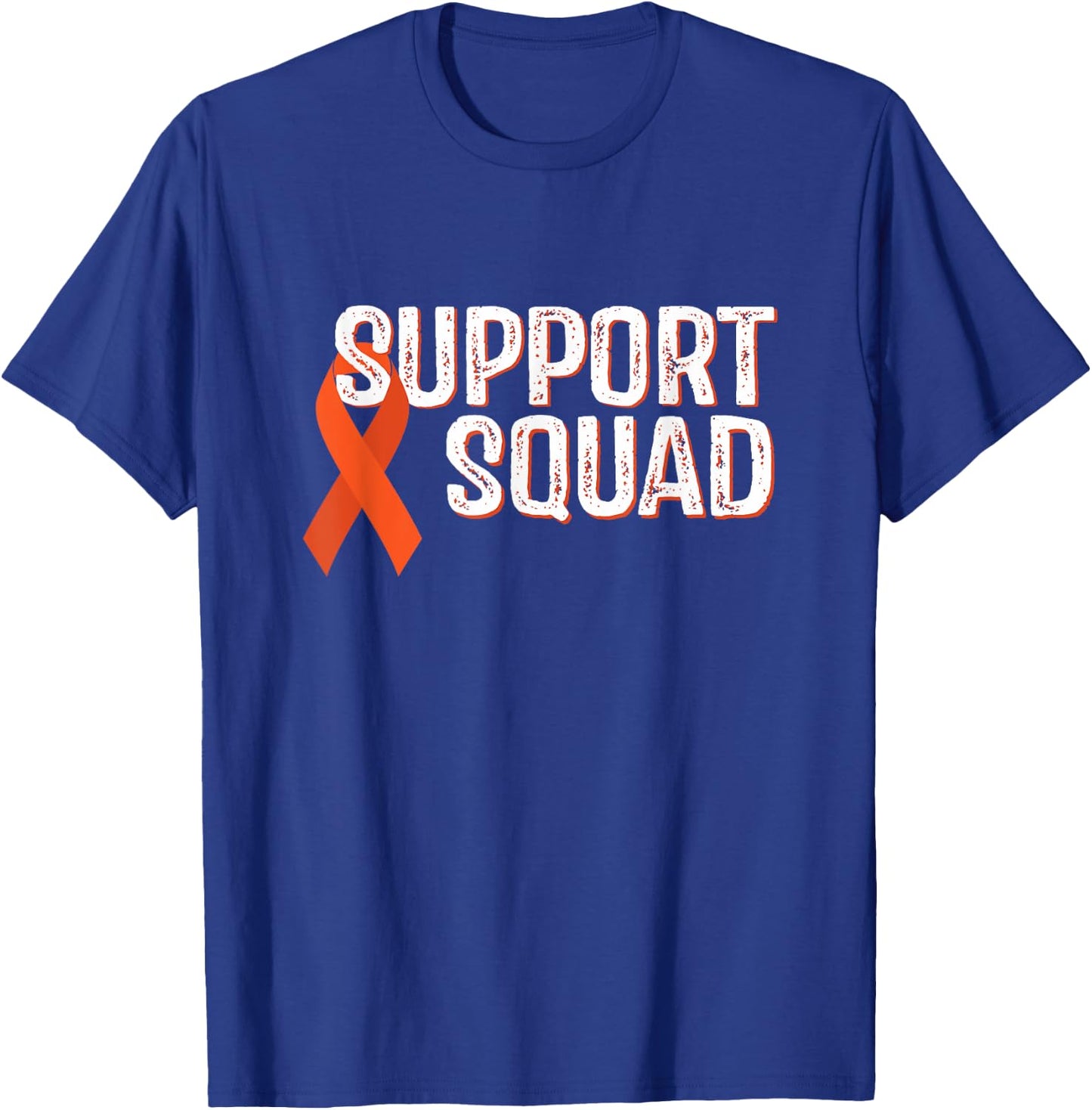Leukemia Awareness Support Squad T-Shirt - T-Shirt | Royal