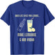 Funny Lemons Make Lemonade Add Vodka Novelty T-Shirt - T-Shirt | Royal