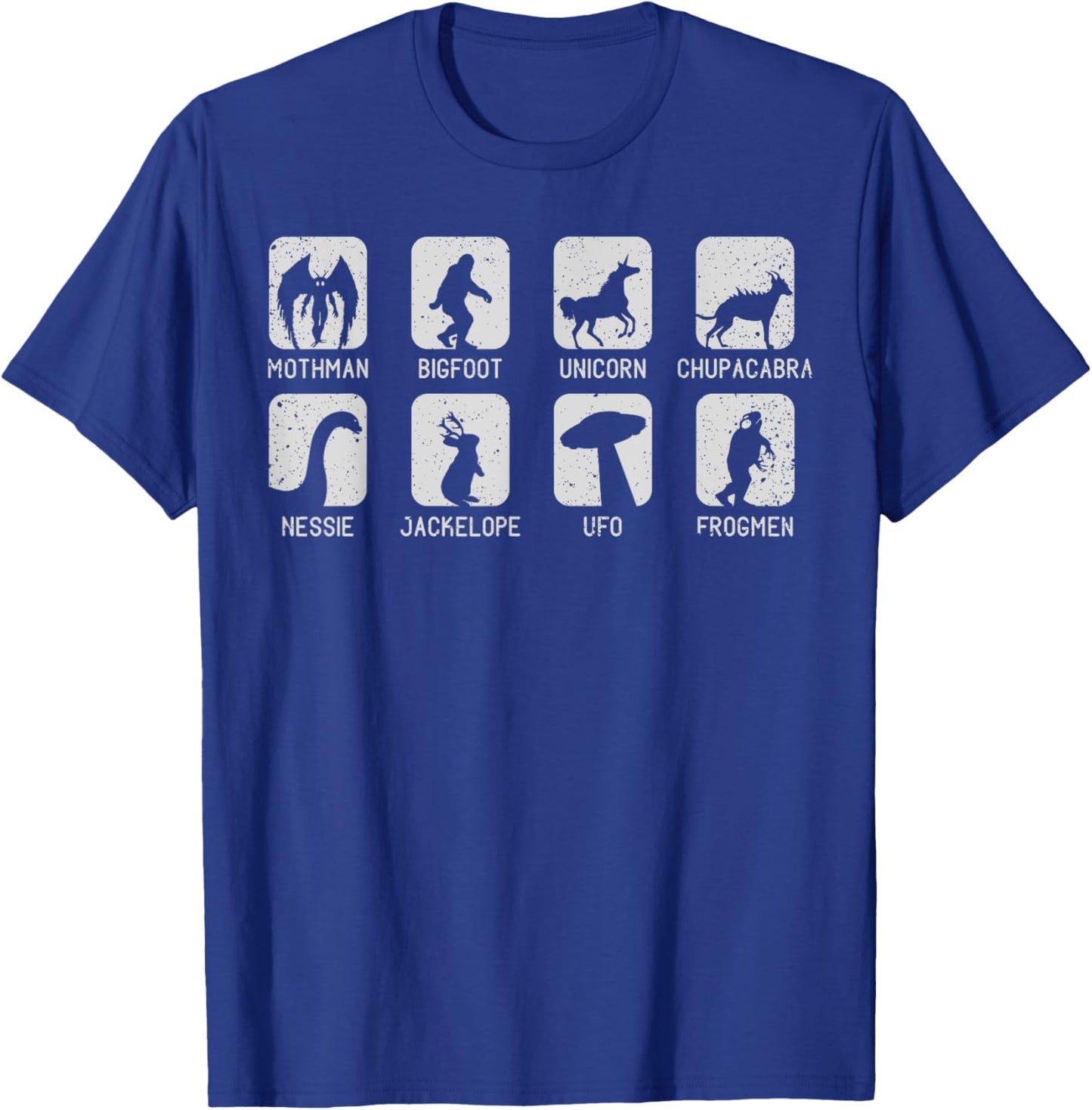 Cryptozoology Cryptid Creatures 8 Mythical Creatures T-Shirt - T-Shirt | Royal