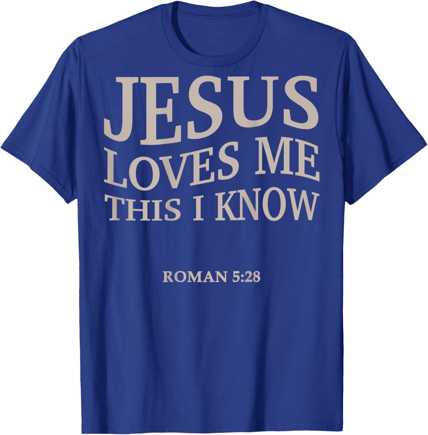 Christian Jesus Love Me This I Know Girl Boy Toddler Men God T-Shirt - T-Shirt | Royal