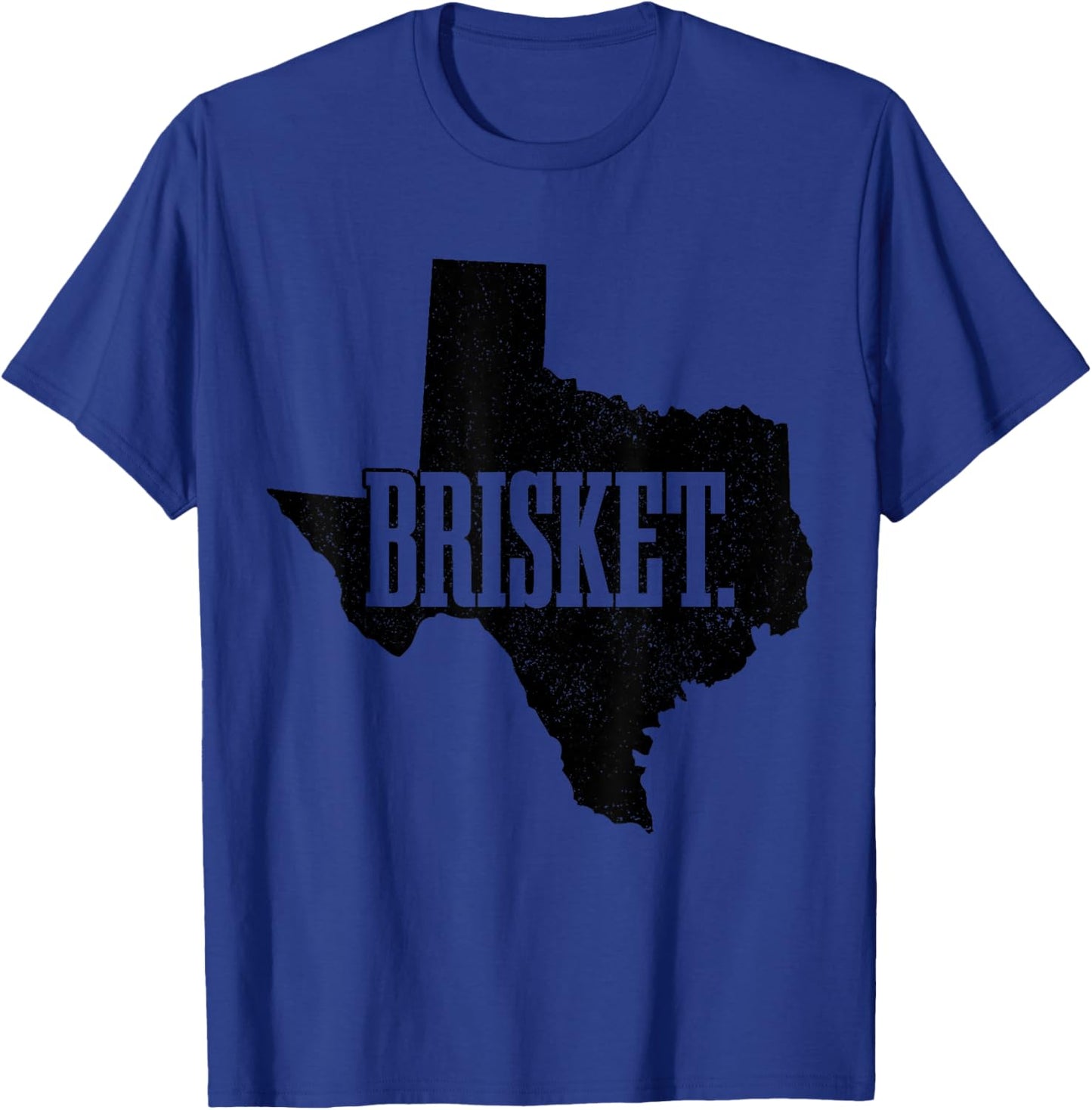Brisket Texas BBQ State Map Pride Barbecue Grill Grilling T-Shirt - T-Shirt | Royal