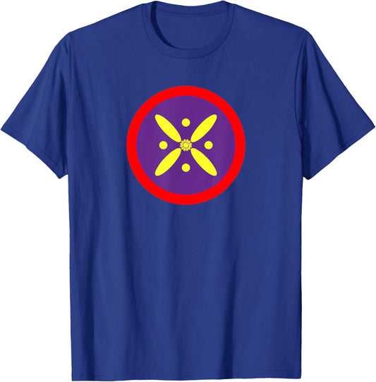 Derafsh Kaviani, lotus flower, Iranian history, flag, badge T-Shirt - T-Shirt | Royal