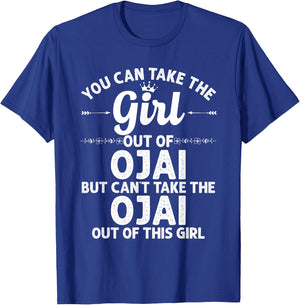 Girl Out Of OJAI CA CALIFORNIA Gift Funny Home Roots USA T-Shirt - T-Shirt | Royal
