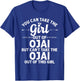 Girl Out Of OJAI CA CALIFORNIA Gift Funny Home Roots USA T-Shirt - T-Shirt | Royal
