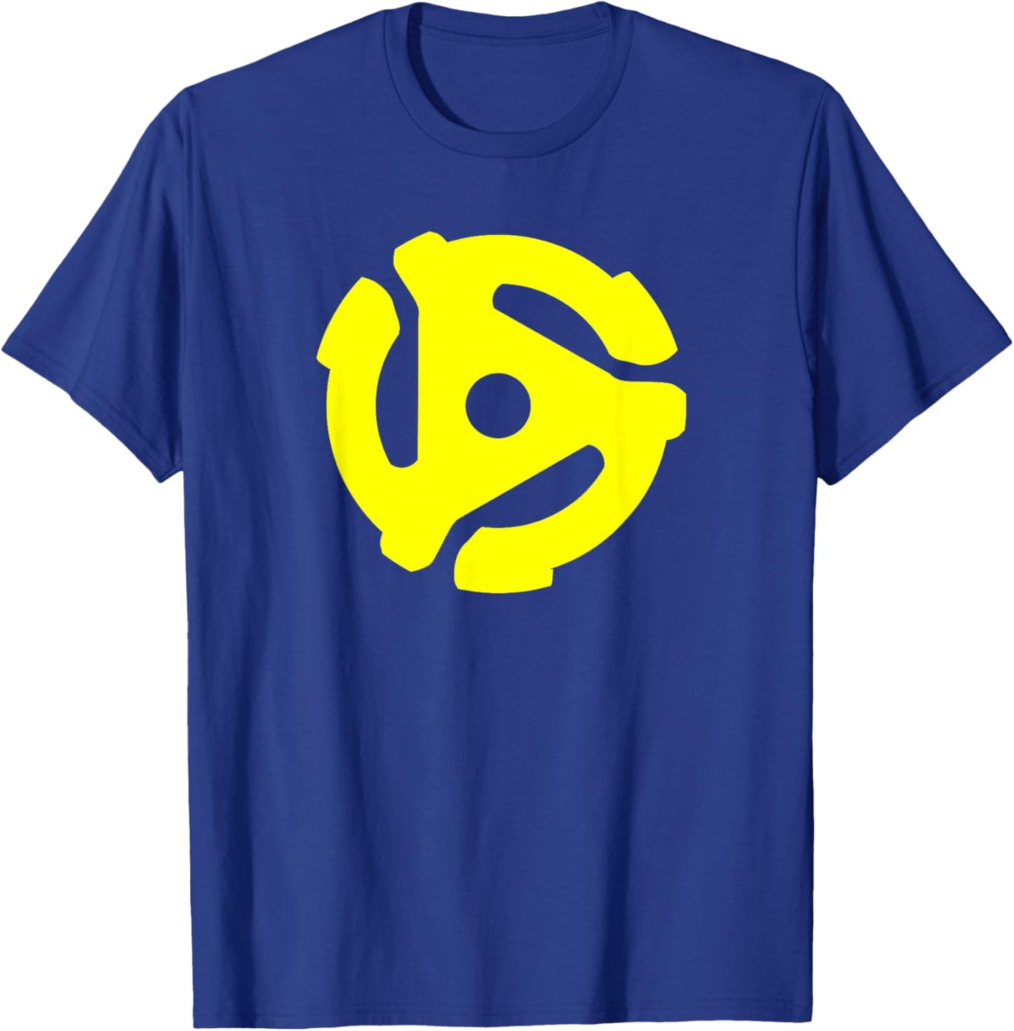45 RPM Adapter Vinyl Record 45 T-Shirt - T-Shirt | Royal