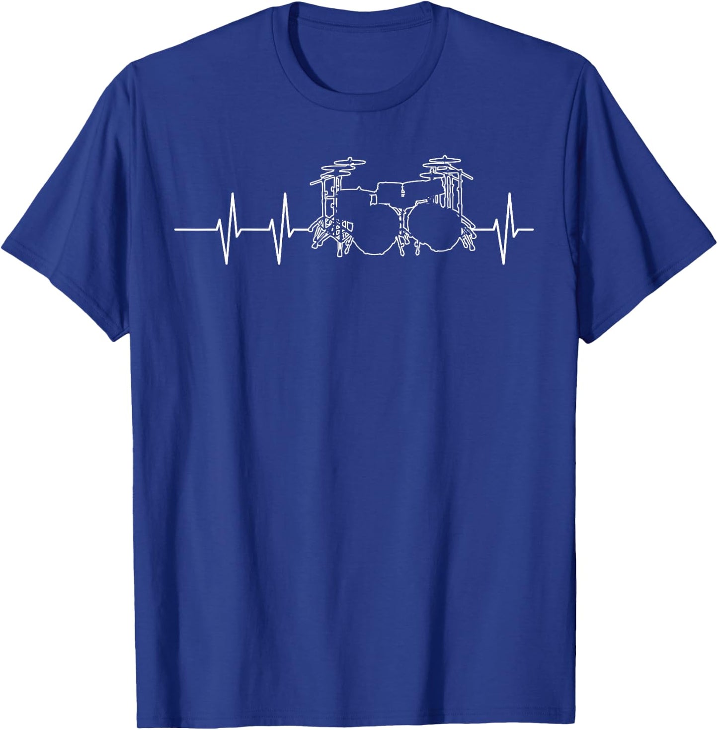 Funny Drummer Art Women Kids Drumming Lover Drummer T-Shirt - T-Shirt | Royal