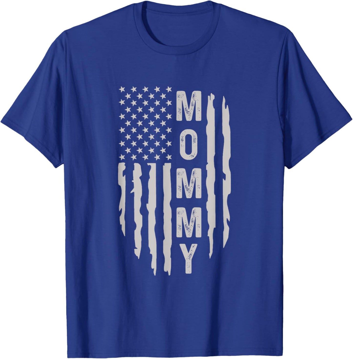 American Mommy USA Flag T-Shirt - T-Shirt | Royal
