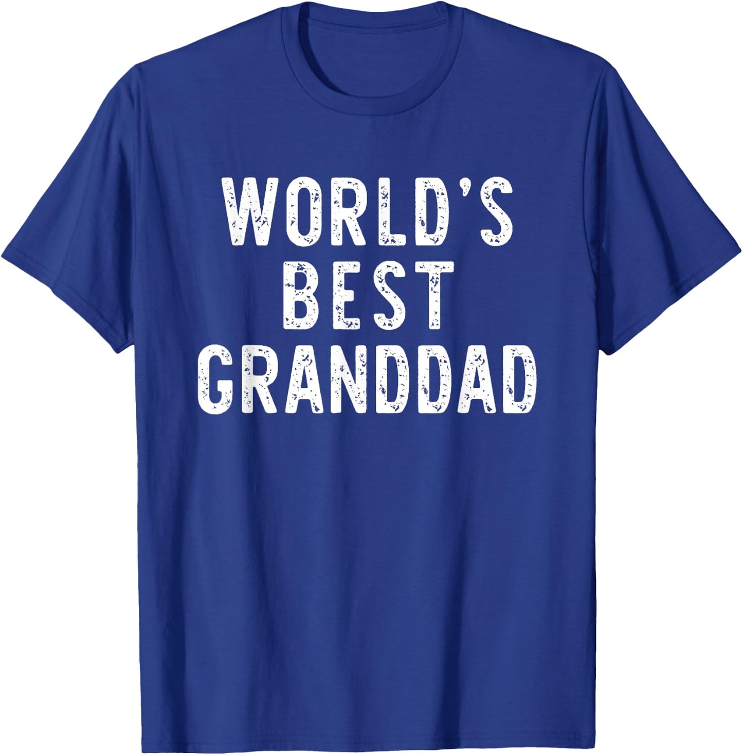 World's Best Granddad Funny Family T-Shirt - T-Shirt | Royal