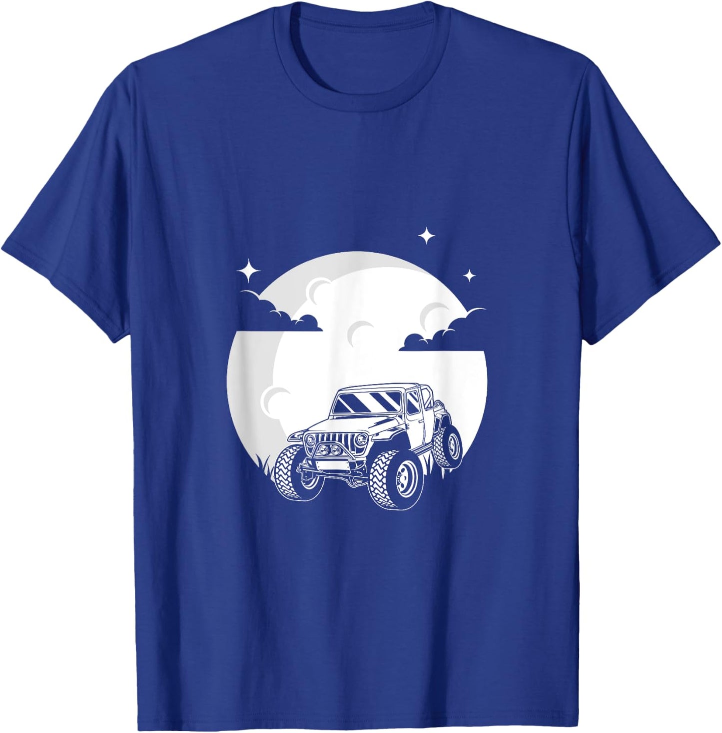Off Road Moon Off Road Gift 4x4 Dirt T-Shirt - T-Shirt | Royal