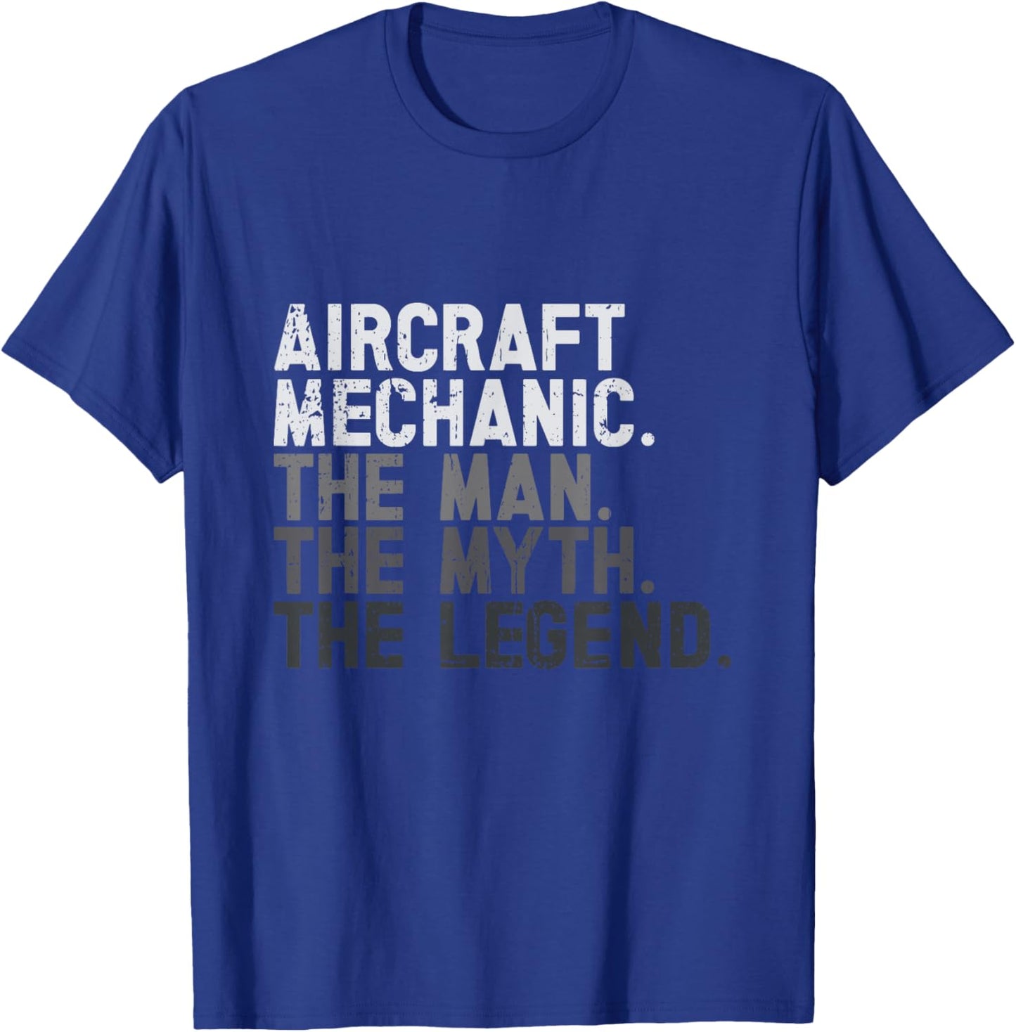 Airplane Mechanic Aircraft Maintenance Pilot Technician T-Shirt - T-Shirt | Royal