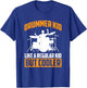 Drummer Kid Drumming Percussionist Drums Kids Boys Retro T-Shirt - T-Shirt | Royal