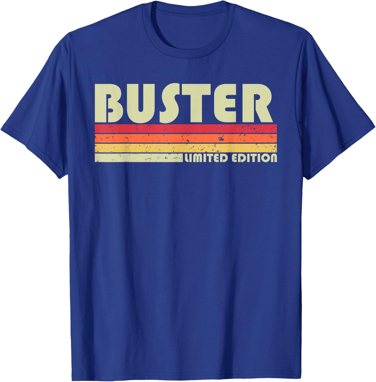 BUSTER Gift Name Personalized Funny Retro Vintage Birthday T-Shirt - T-Shirt | Royal