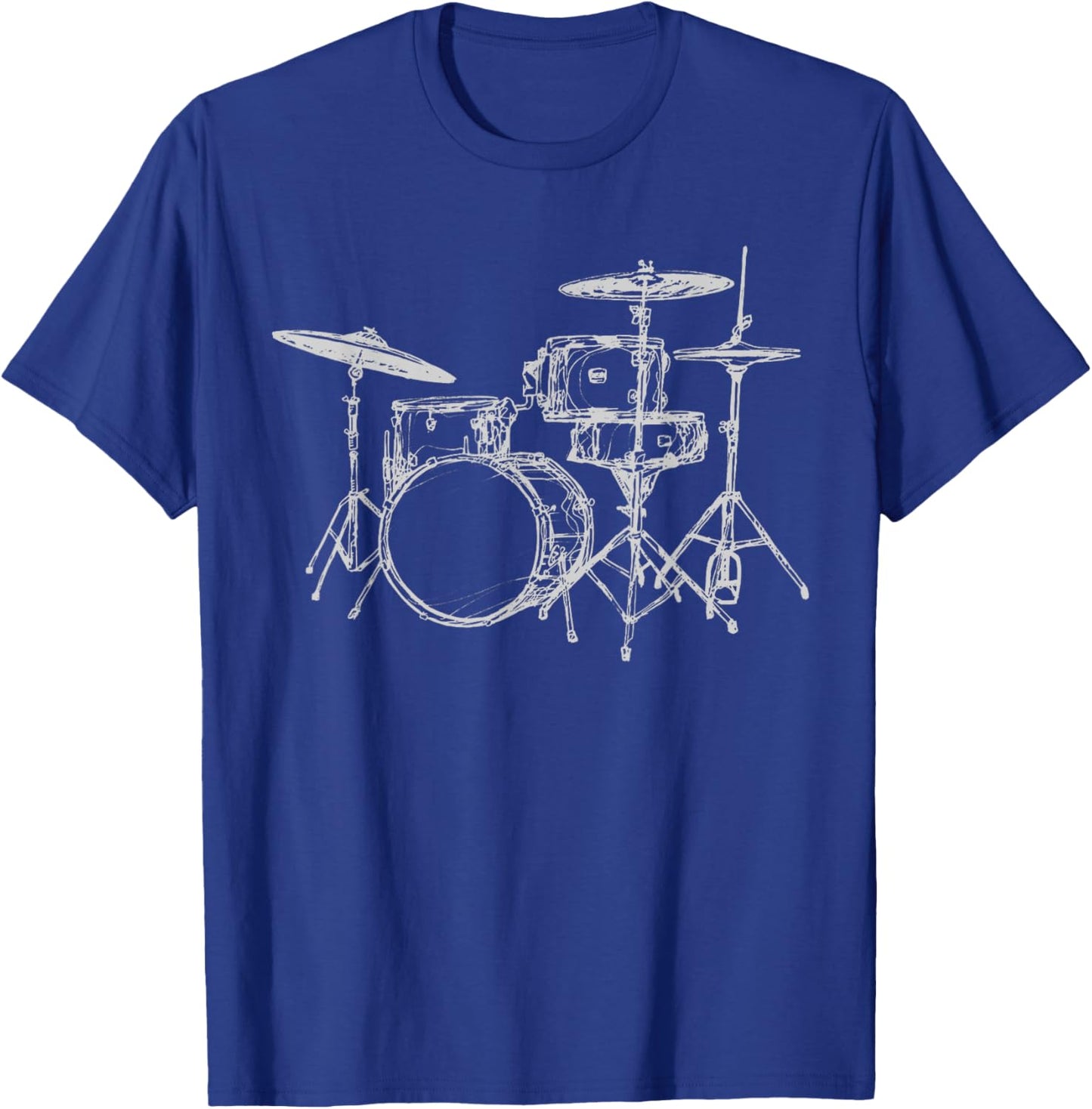 Drum design Teen Boys Musician Gifts Music Men T-Shirt - T-Shirt | Royal