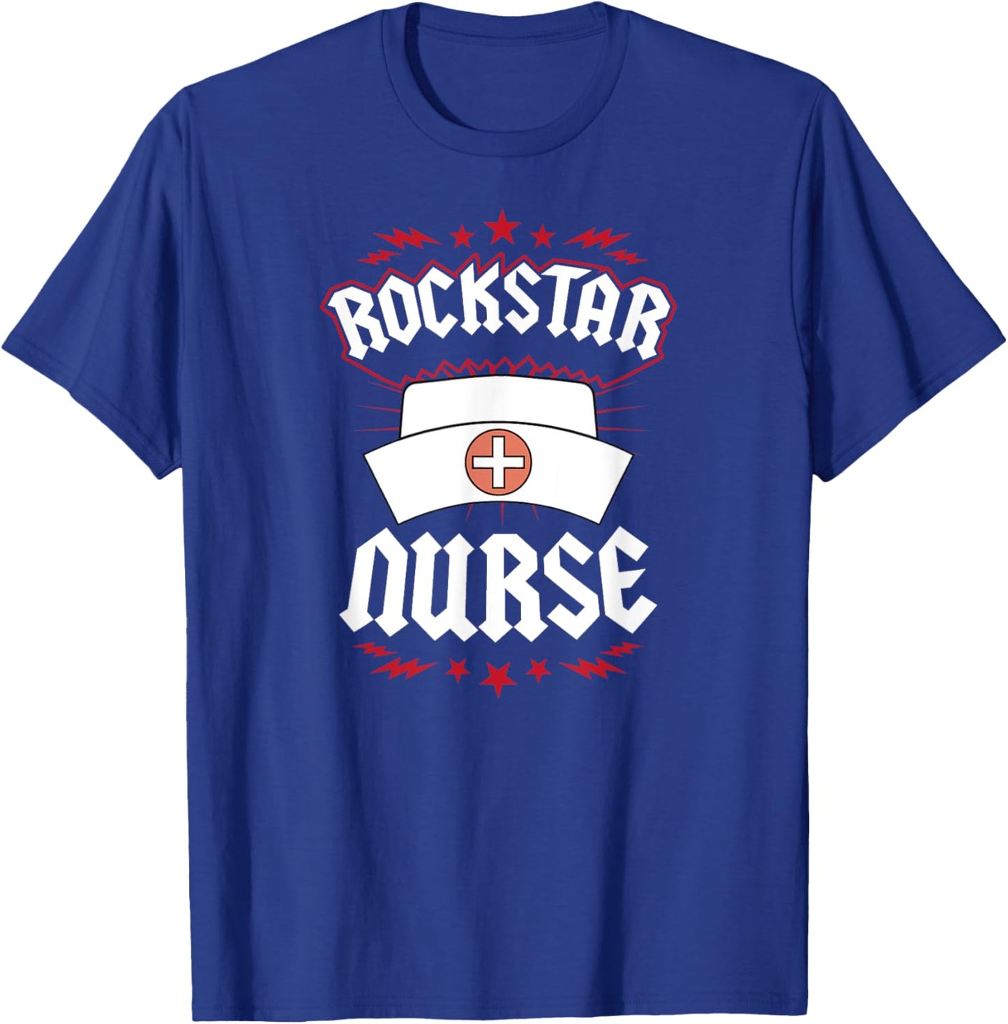 Rockstar Nurse T-Shirt - T-Shirt | Royal