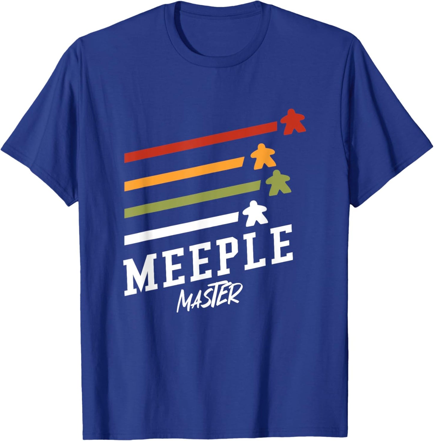 Meeple Master Board Games Fans Design T-Shirt - T-Shirt | Royal