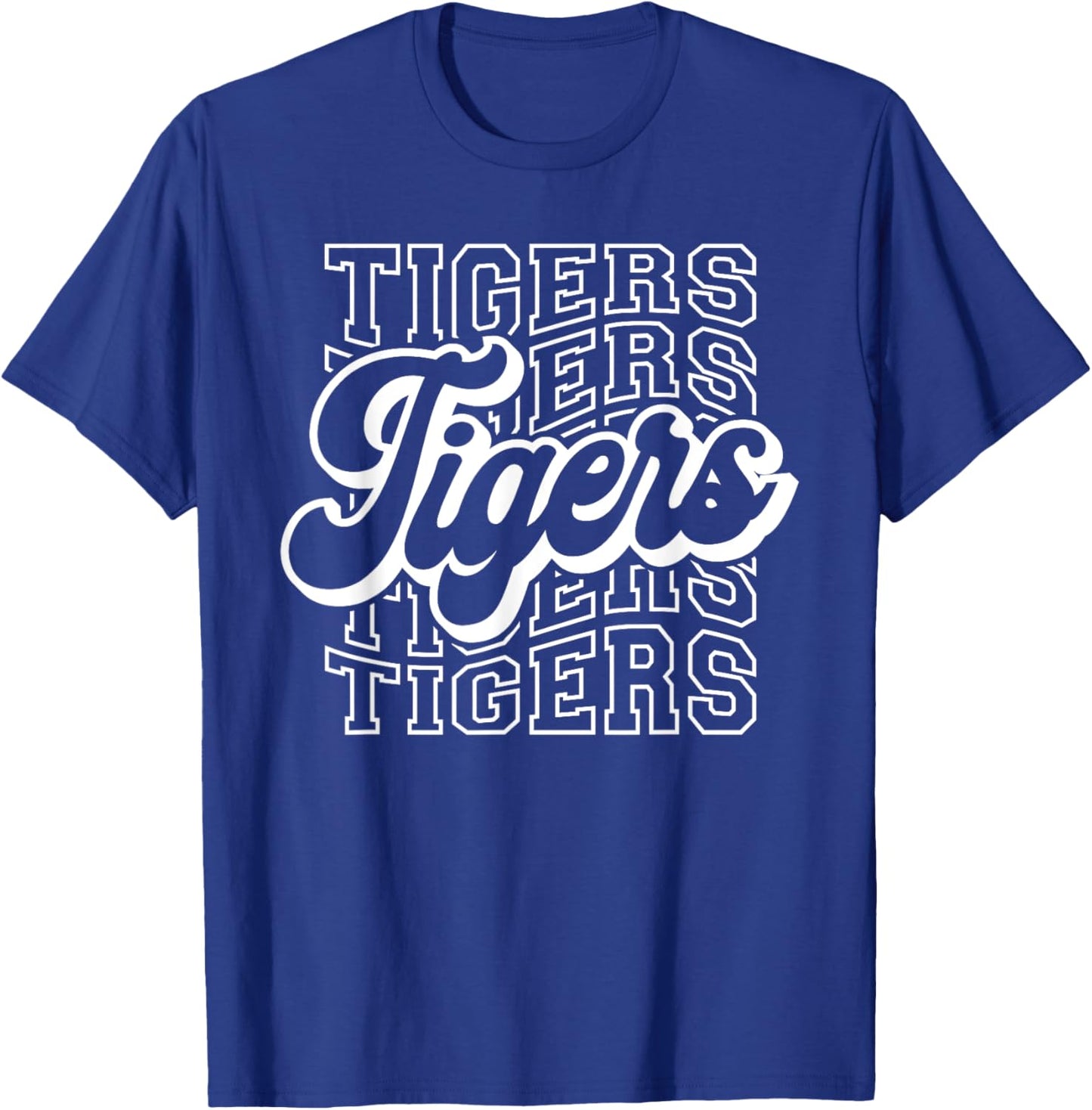 Tigers Sports Mascot - For Tigers Team Football Baseball T-Shirt - T-Shirt | Royal