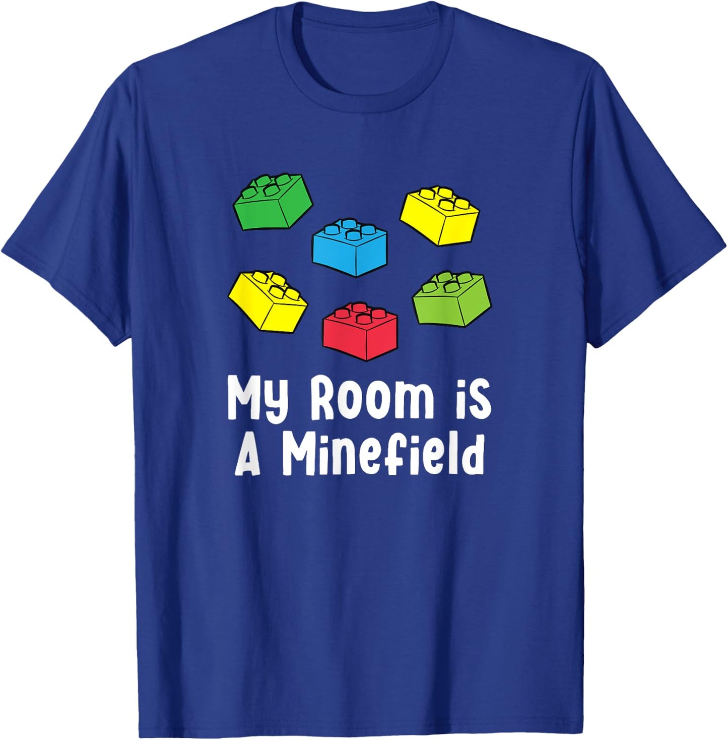 Brick Builder Funny Blocks Building Master Builder Toys Kids T-Shirt - T-Shirt | Royal
