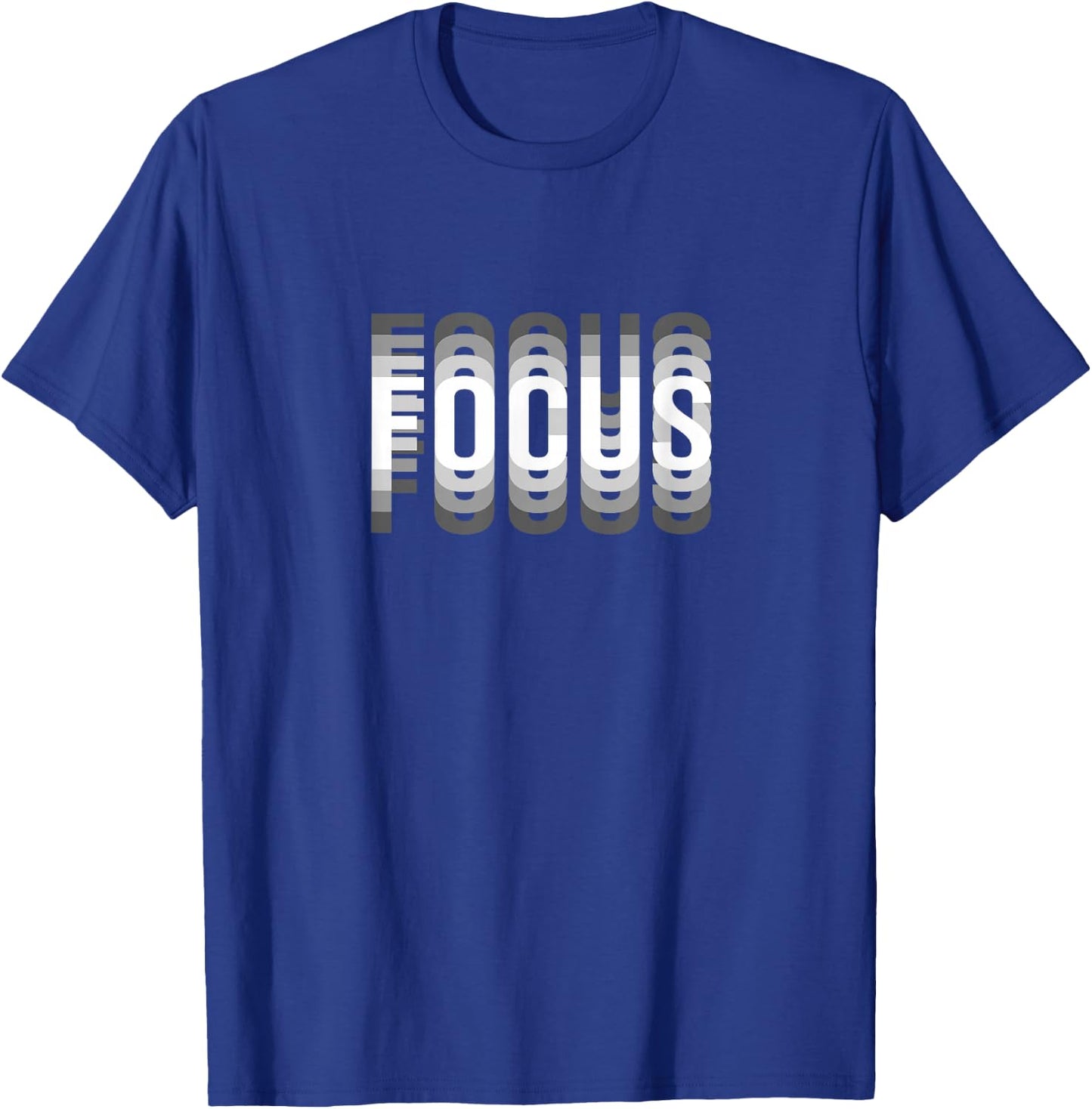 Focus Optical Illusion Trippy Small T-Shirt - T-Shirt | Royal