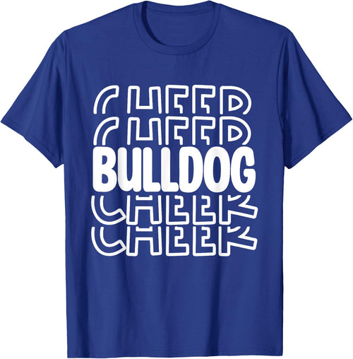 Bulldog Cheer High School Sports Team Mascot Football Cheer Men Women