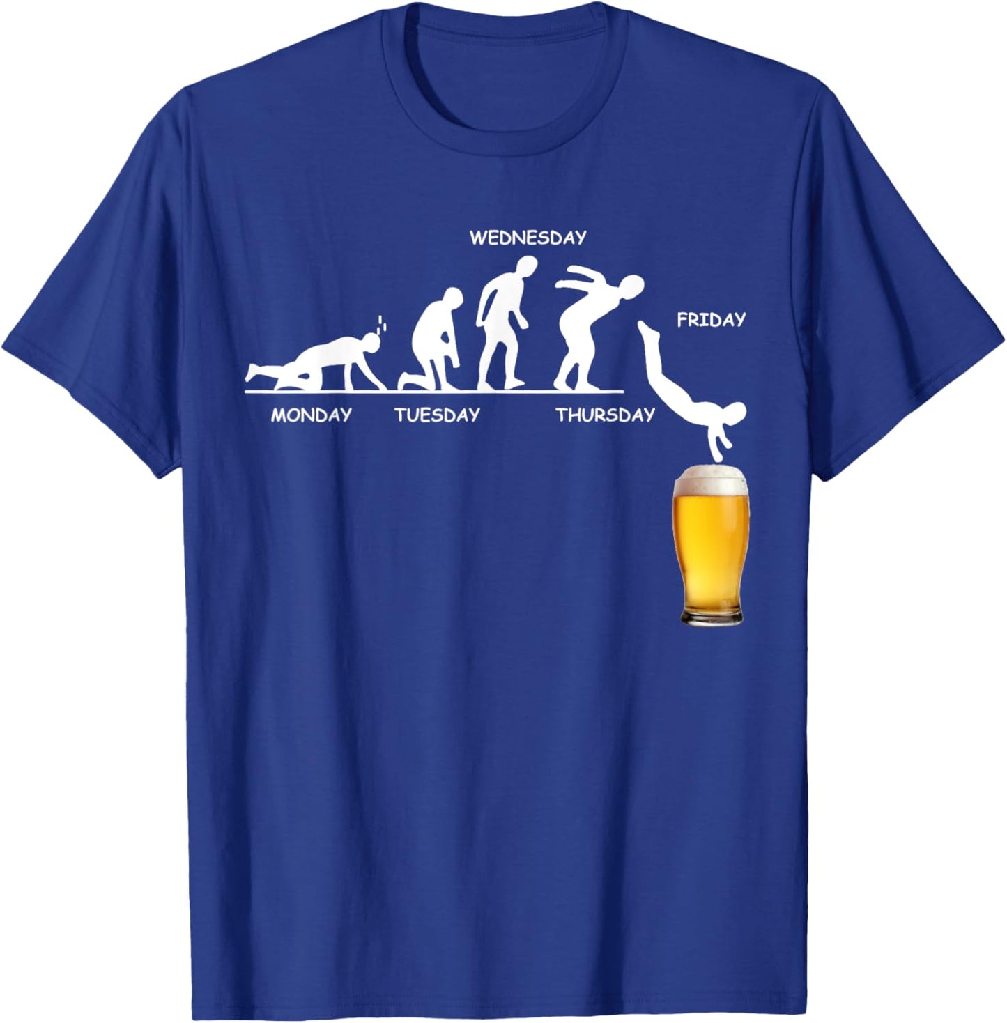 Beer Week, Funny for Beer Drinkers, Alcohol, Drinking T-Shirt - T-Shirt | Royal