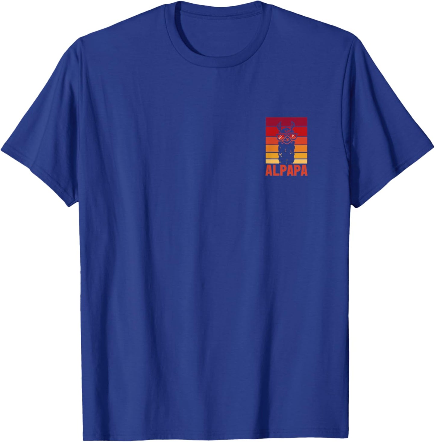 Alpapa Alpaka Lama Werdender Papa Dad Frischgebackener Vater T-Shirt - T-Shirt | Royal