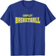 Chipley High School Basketball Warp HS T-Shirt - T-Shirt | Royal