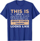 This Is What A Great Senior Fitness Trainer Looks Like T-Shirt - T-Shirt | Royal