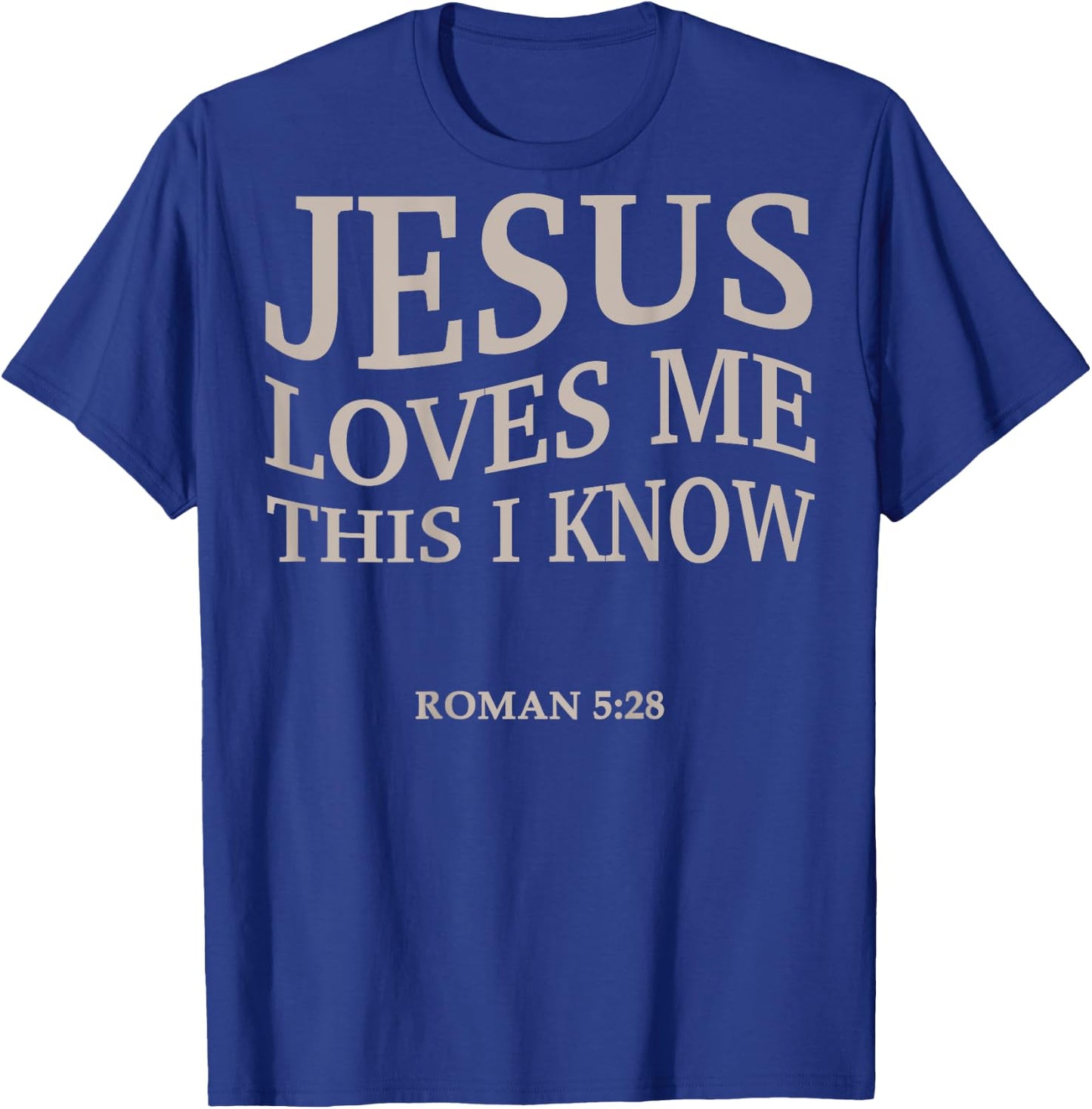 Men Jesus Love Me This I Know Christian Girl Boy Toddler God T-Shirt - T-Shirt | Royal