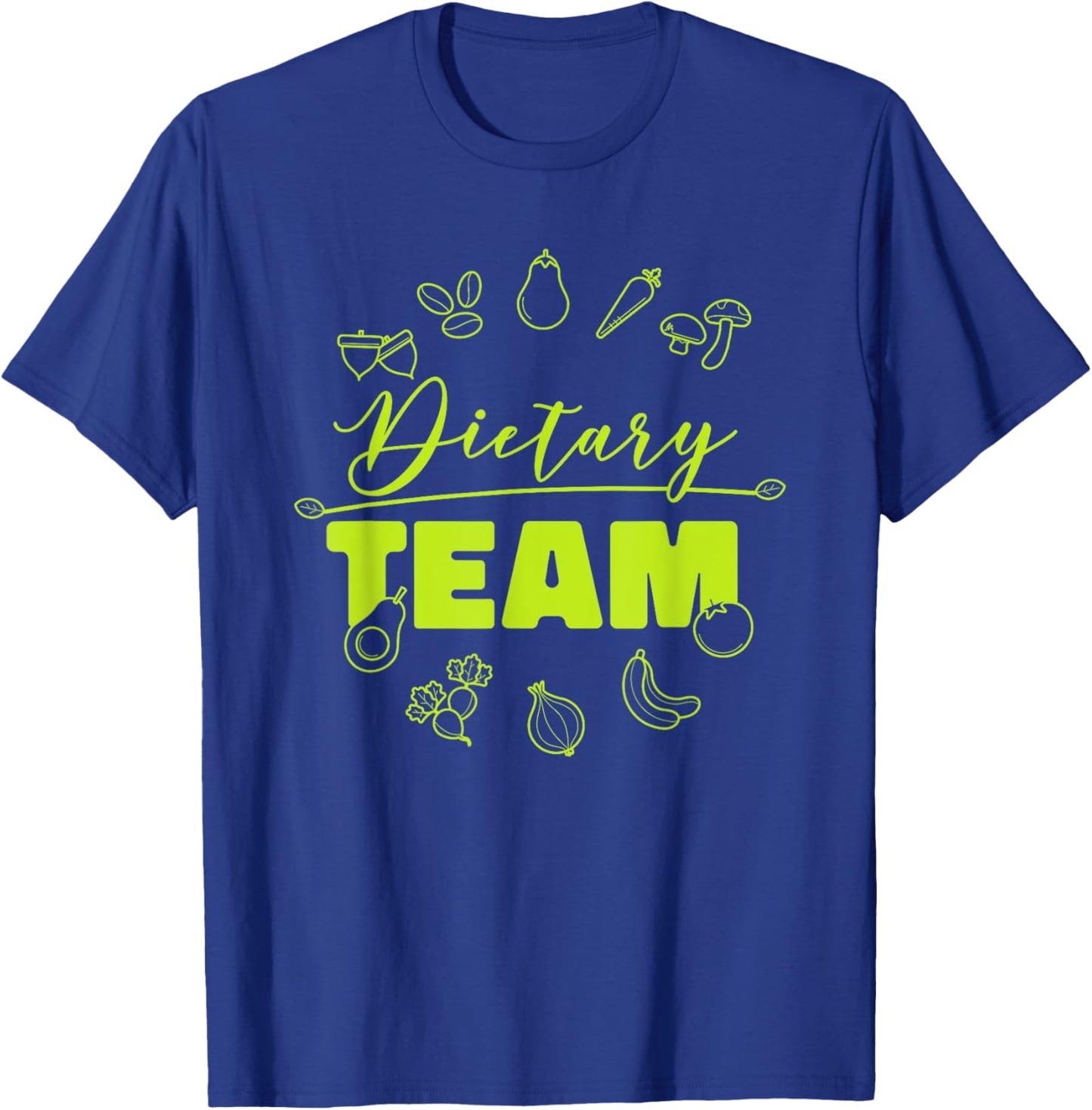 Dietary Manager Dietary Nutrition Team, Dietary Aide Crew T-Shirt - T-Shirt | Royal