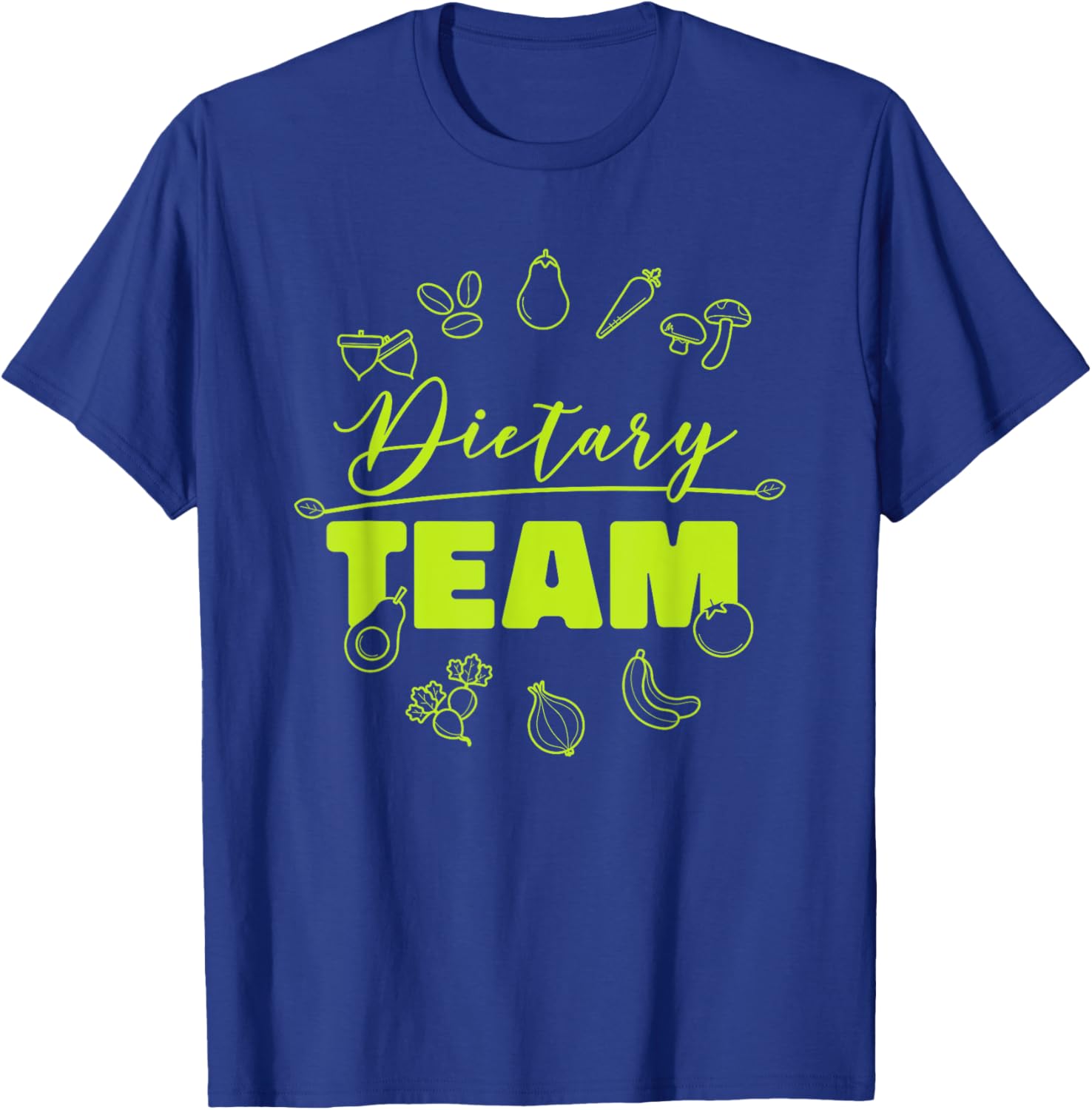 Dietary Manager Dietary Nutrition Team, Dietary Aide Crew T-Shirt - T-Shirt | Royal