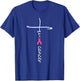 Funny Fuck Cancer Faith Breast Cancer Awareness T-Shirt - T-Shirt | Royal
