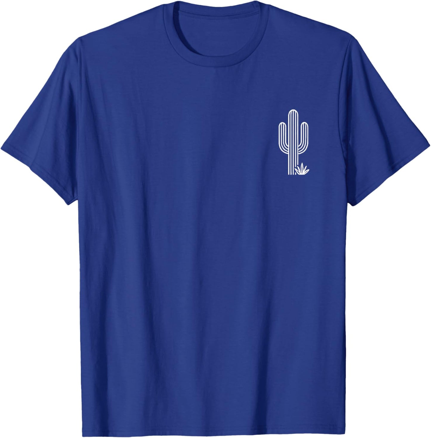 Nature Cacti Cute Western Desert Plant Saguaro Cactus T-Shirt - T-Shirt | Royal