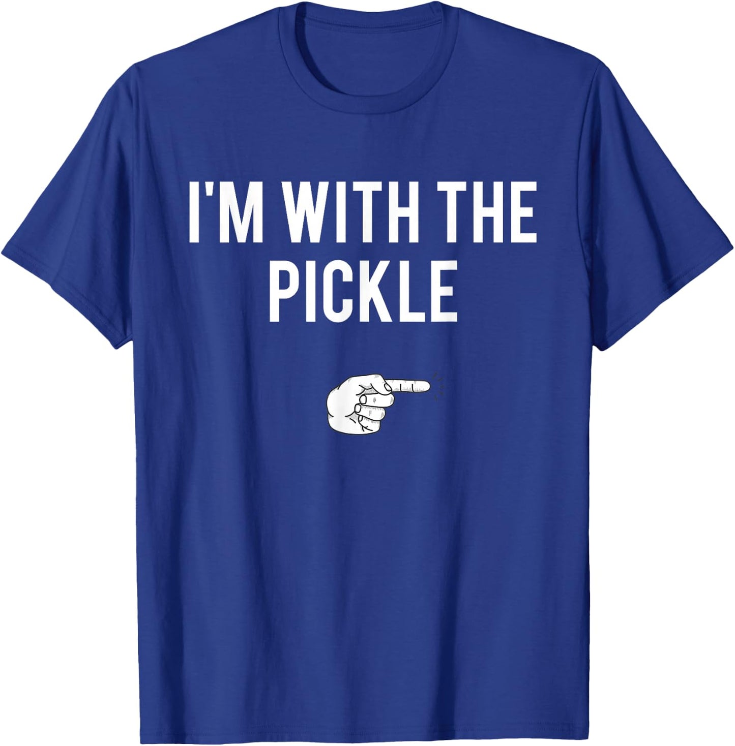 I'm With The Pickle Halloween Costume Party Matching Pickle T-Shirt - T-Shirt | Royal