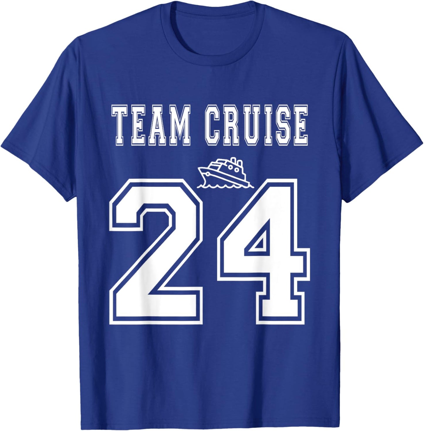Team Cruise 2024 Squad Matching Friend Group Family Vacation T-Shirt - T-Shirt | Royal