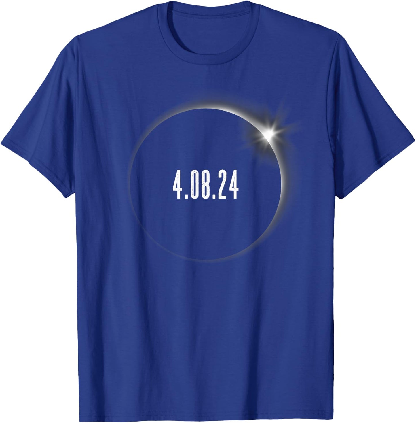 America Totality 4.08.24 Adult Kids Total Solar Eclipse 2024 T-Shirt - T-Shirt | Royal