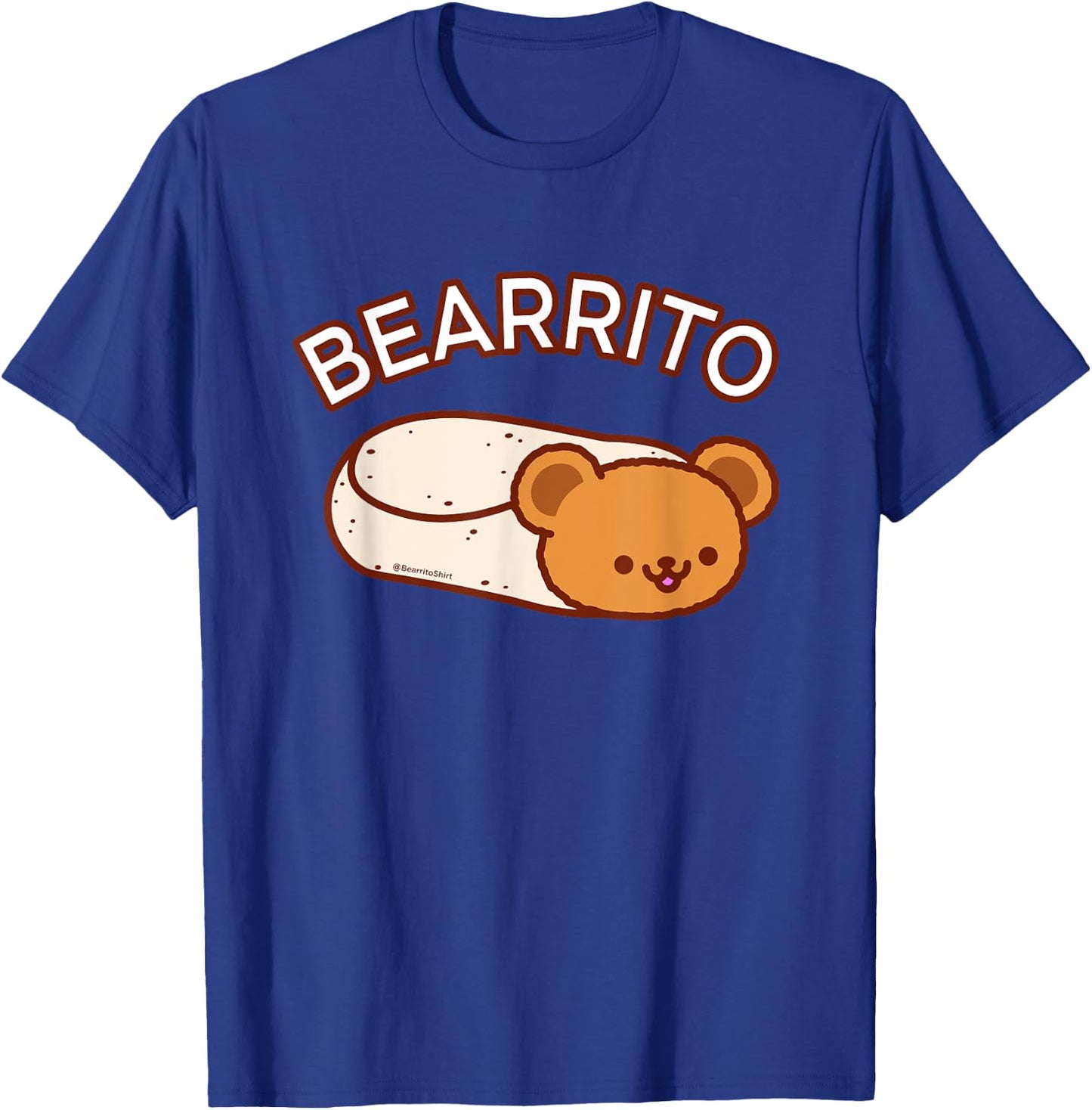 Cute - BEARRITO - Teddy Bear Burrito T-Shirt - T-Shirt | Royal