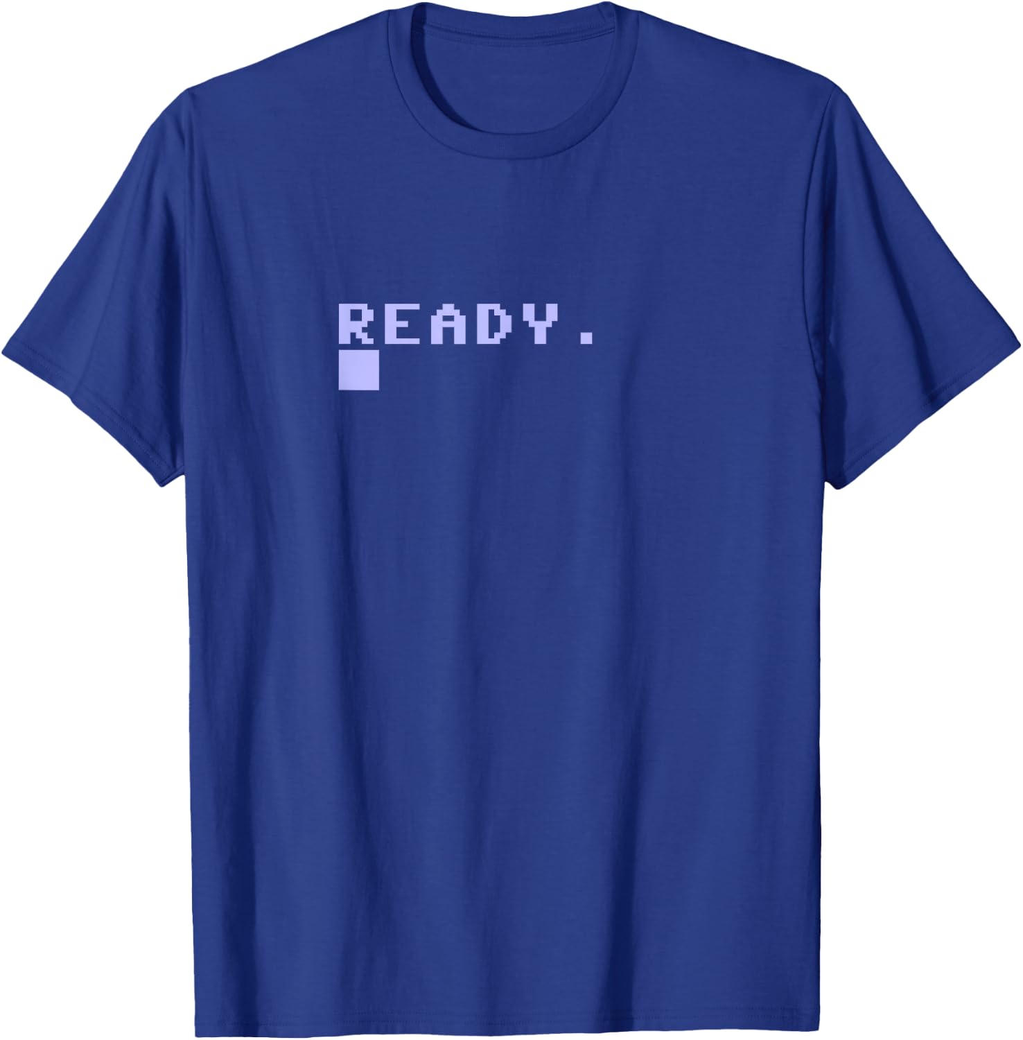 Ready C64 Home Computer 80's Retro Gamer Coder Memento Gift T-Shirt - T-Shirt | Royal