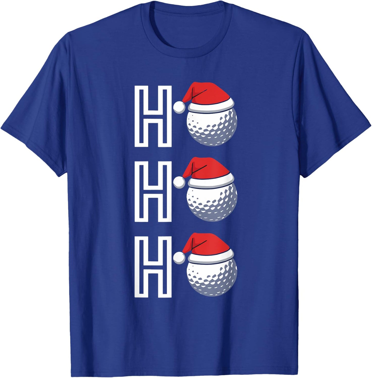 Ho Ho Ho Matching Christmas Golf Pajamas Golf Lover Golfer T-Shirt - T-Shirt | Royal