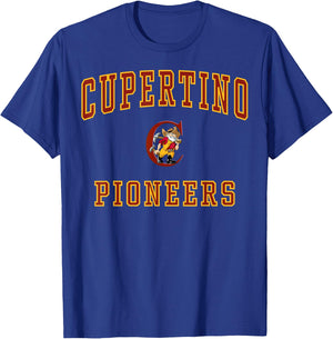 Cupertino High School Pioneers C1 T-Shirt - T-Shirt | Royal