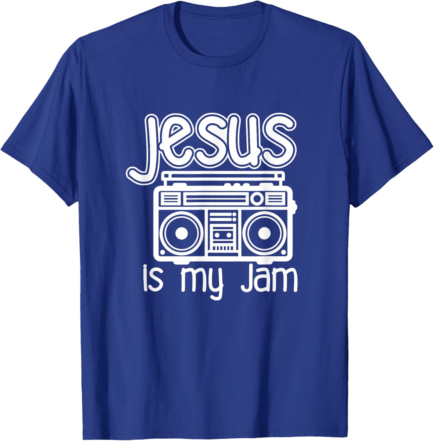 Christian Music Outfit Women Kids Jesus is my Jam T-Shirt - T-Shirt | Royal