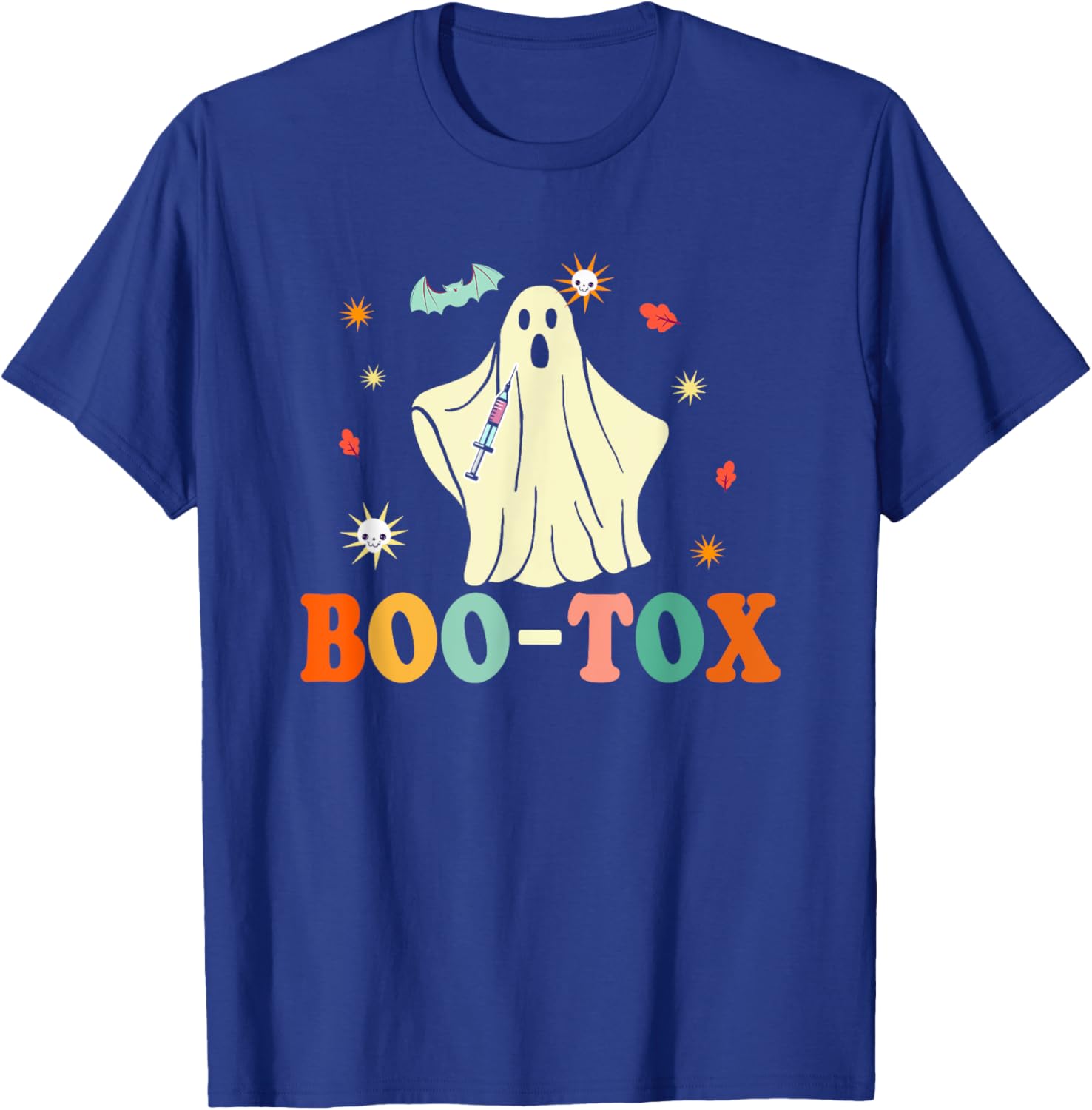 Funny Plastic Surgery Botox Boo-Tox Halloween T-Shirt - T-Shirt | Royal