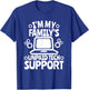 I'm My Family's Unpaid Tech Support Sarcastic Funny Saying T-Shirt - T-Shirt | Royal